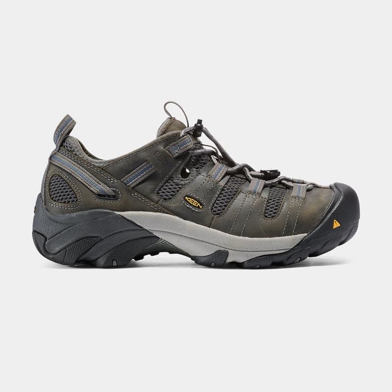 Zapatos De Trabajo Keen Atlanta Cool Esd Steel Toe Para Hombre Verde Oscuro Oliva - Zapatos Keen Mex